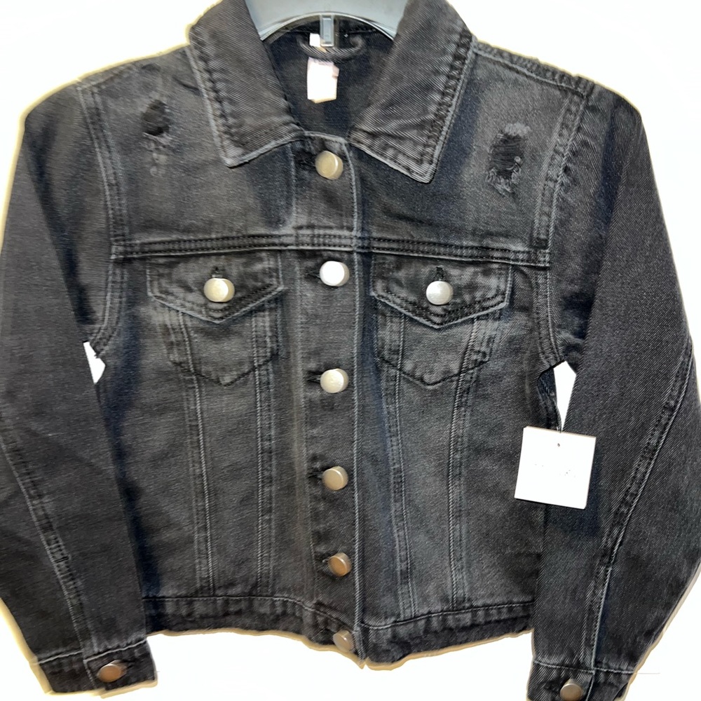 franki Black Denim Jacket (NWT)